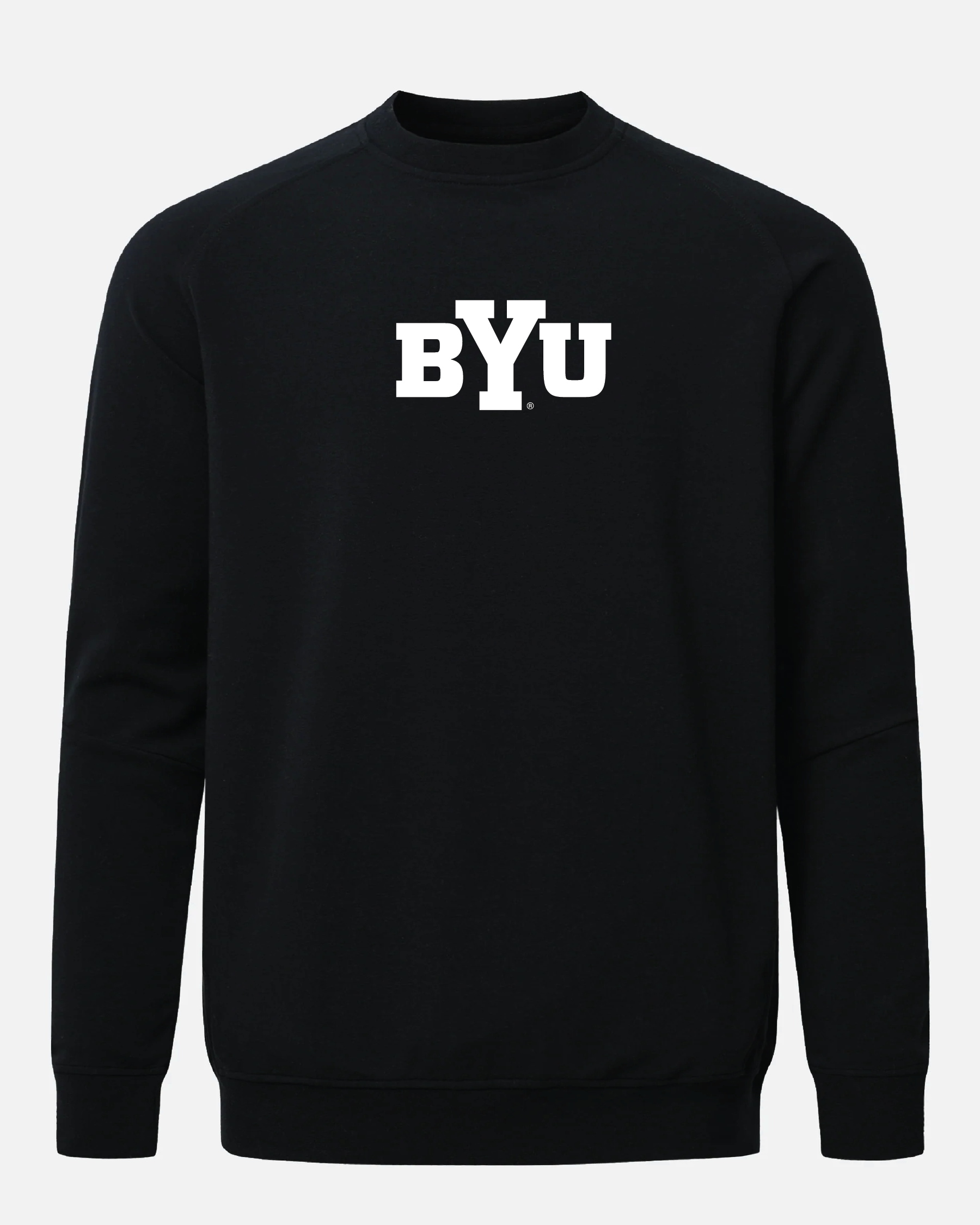 BYU Meridian Black Crewneck