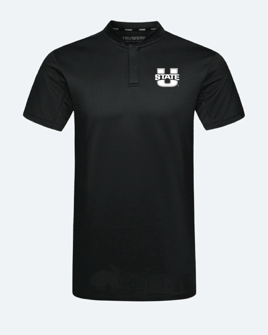 USU Pinnacle 2.0 Black Polo