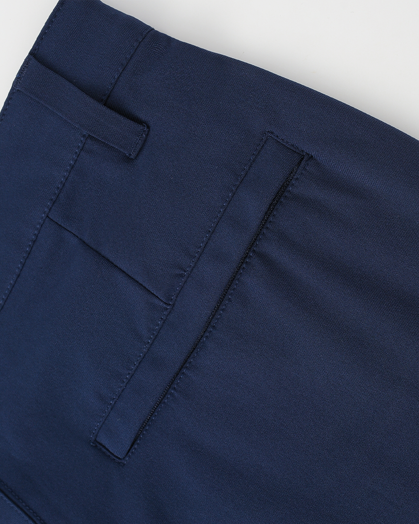 Prodigy Tapered Navy Blue Dress Pants