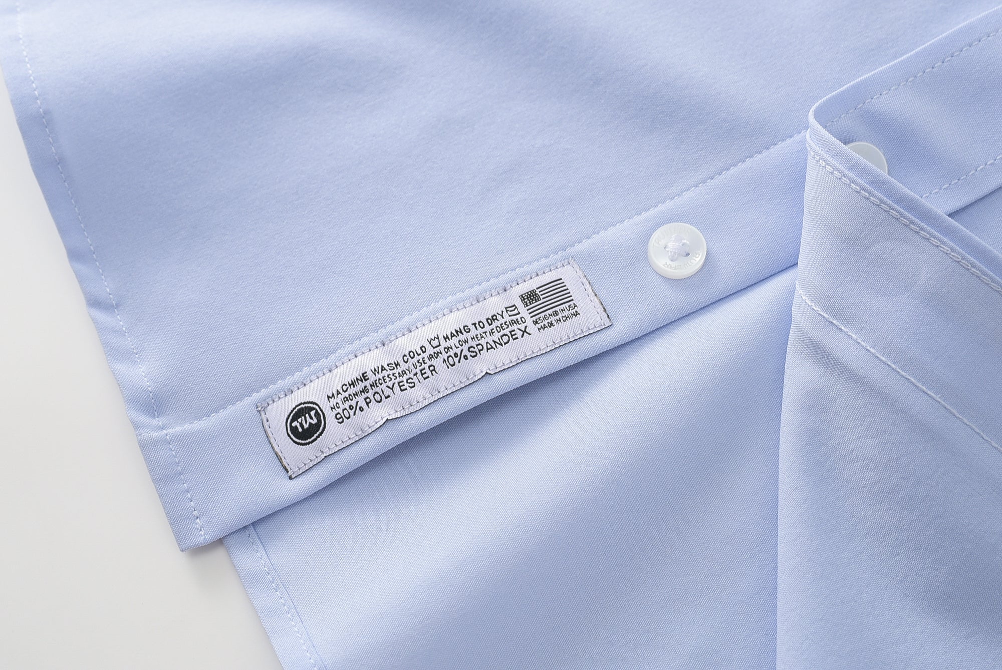 Phenom Classic Light Blue Short Sleeve Dress Shirt