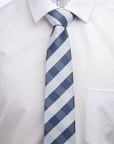 Immortal Navy Light Blue Checkered Dress Tie