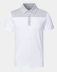 Crest 1.0 White & Grey Polo