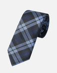 Immortal Powder Blue & Navy Plaid Tie