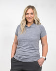 Women's Rise Polo Grey