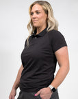 Women's Rise Polo Black