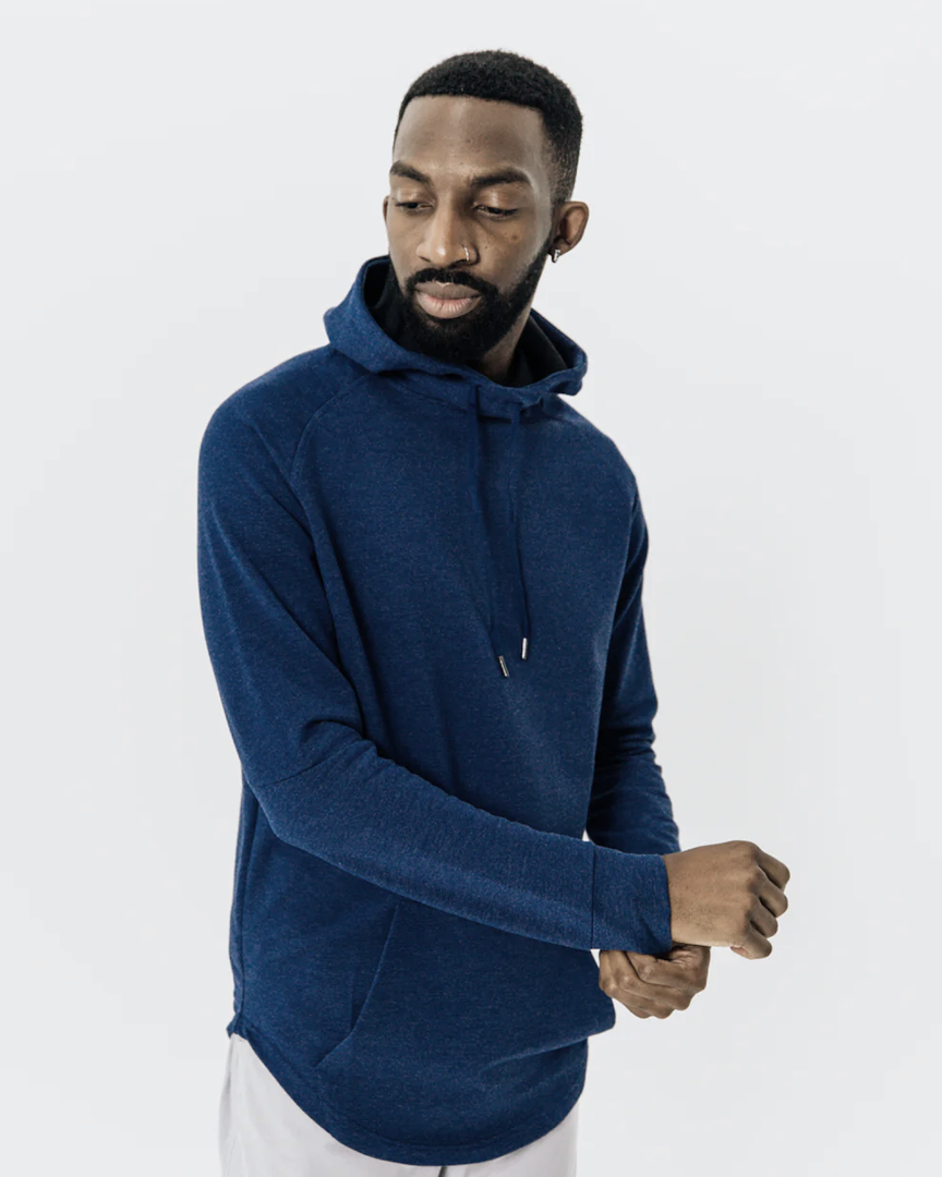 Scuba Heather Navy Hoodie – TRUWEAR