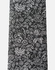 Immortal Floral Tie Black