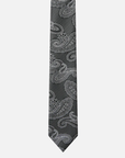 Immortal Paisley Tie Black