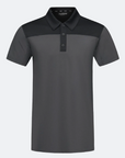 Crest 1.0 Black & Metallic Polo