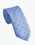 Immortal Powder Blue Polka-dot Tie