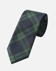 Immortal Green & Navy Plaid Tie