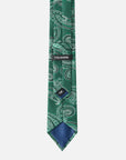 Immortal Paisley Tie Green