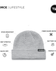 Force Lifestyle Heather Grey Beanie