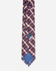 Immortal Tie Checkered Red White Navy