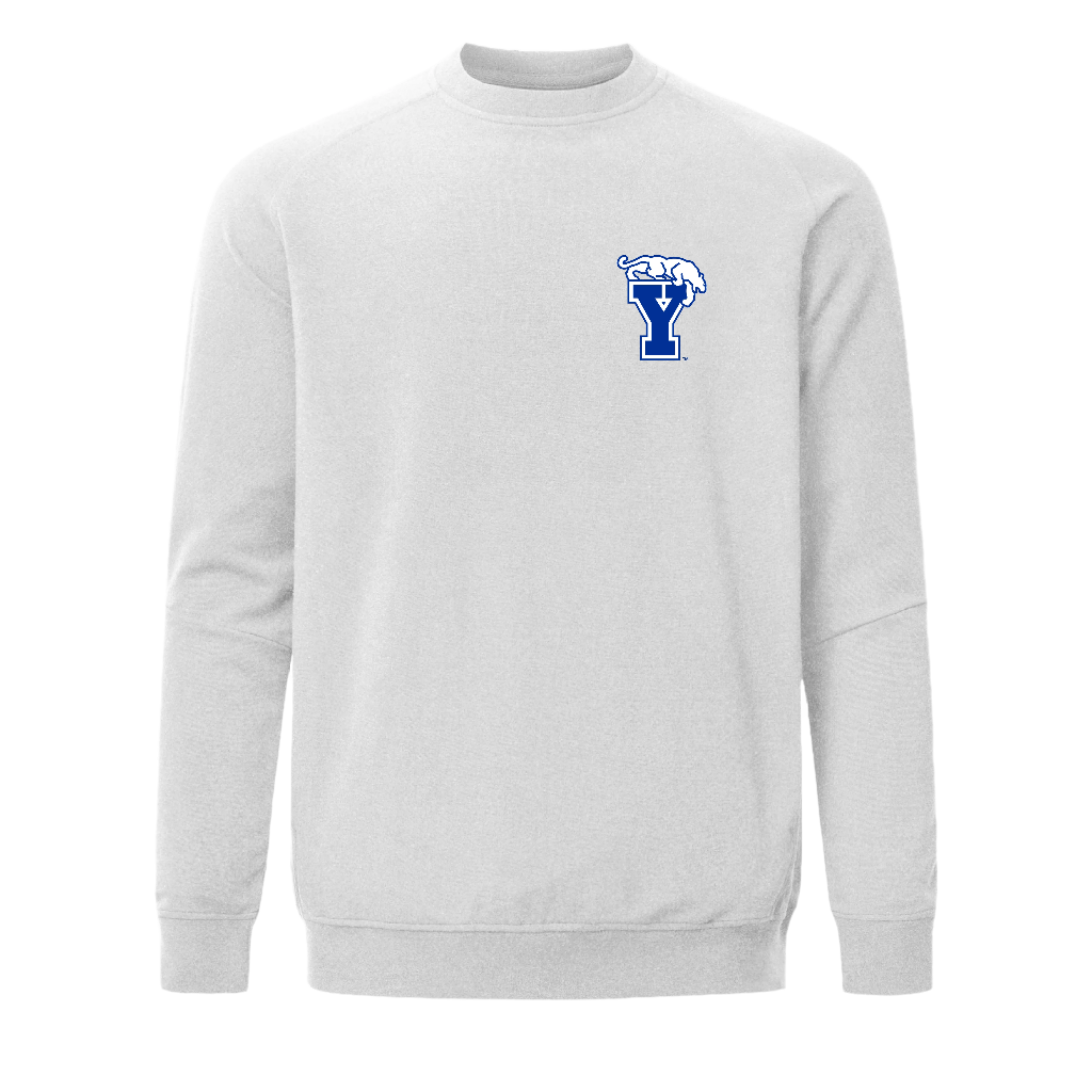 BYU Vintage Meridian Heather Grey Crewneck