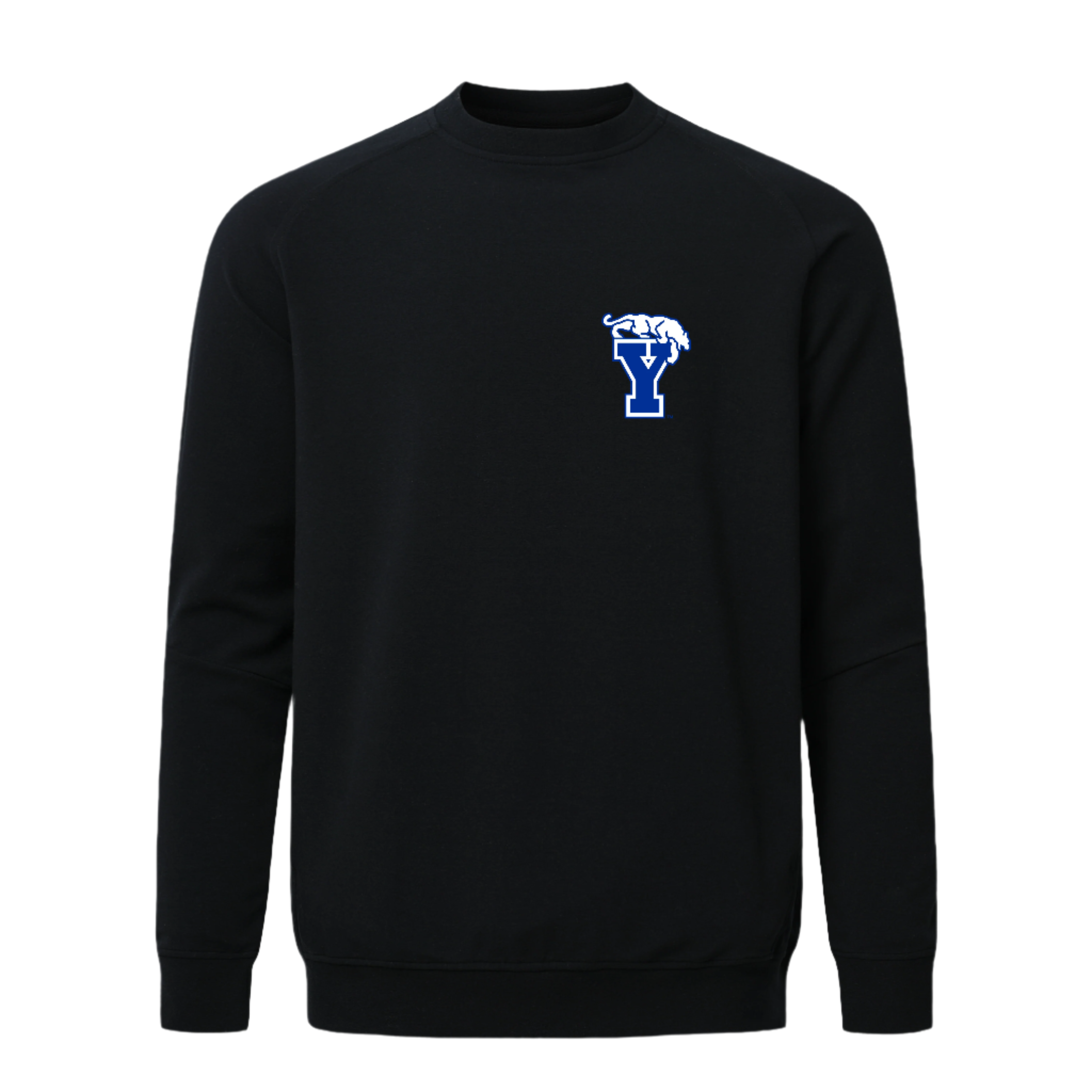 BYU Vintage Meridian Black Crewneck