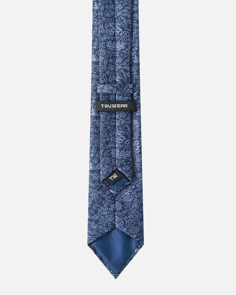 Immortal Floral Tie Navy