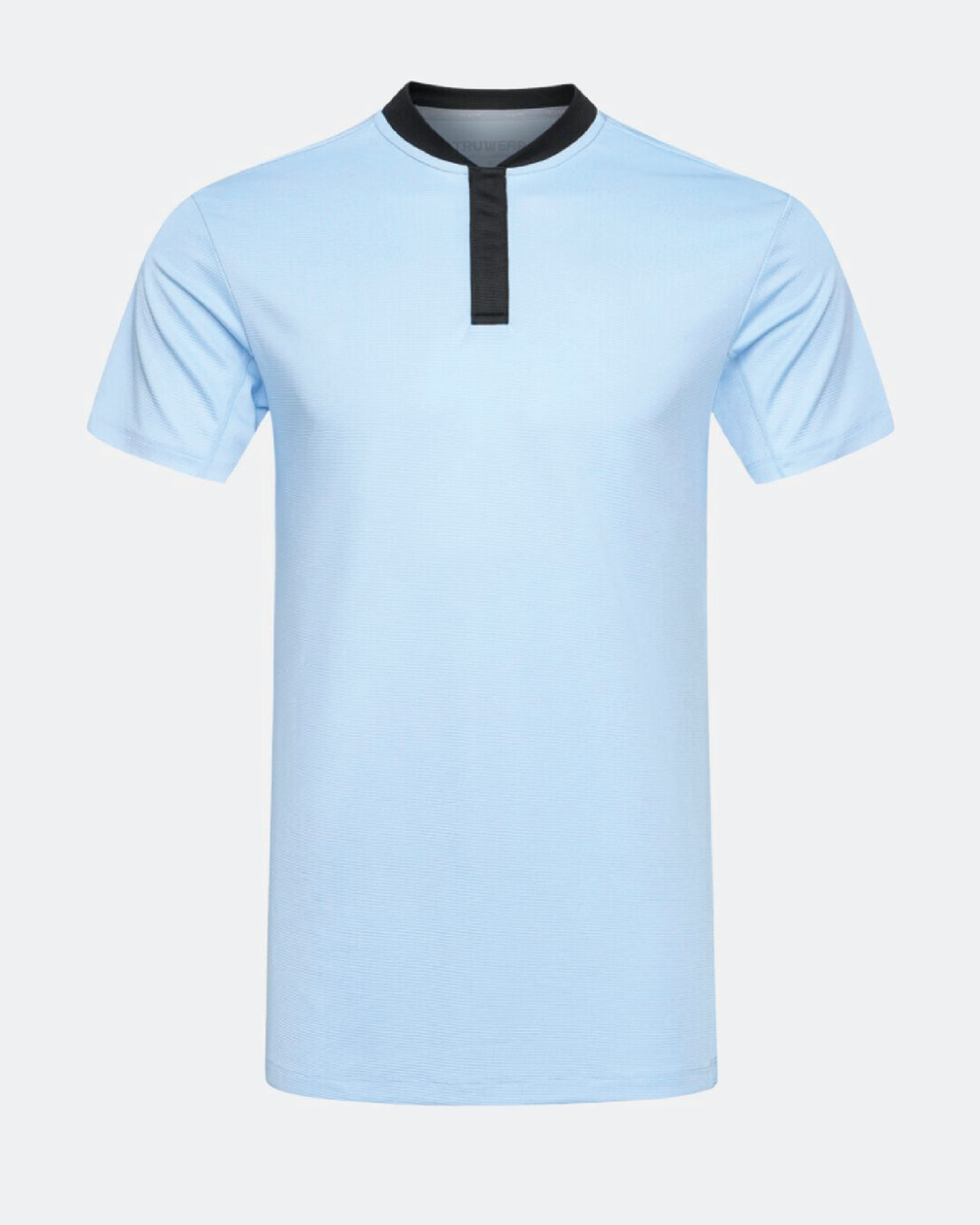 Pinnacle 2.0 Powder Blue and Black Polo