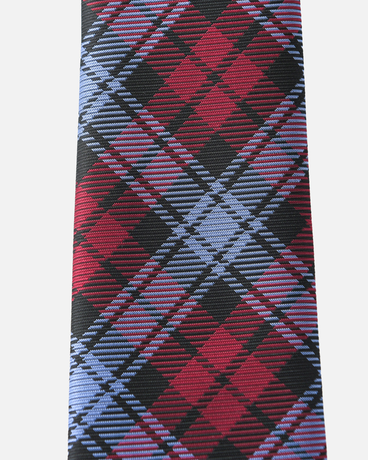 Immortal Blue Red &amp; Black Plaid Tie